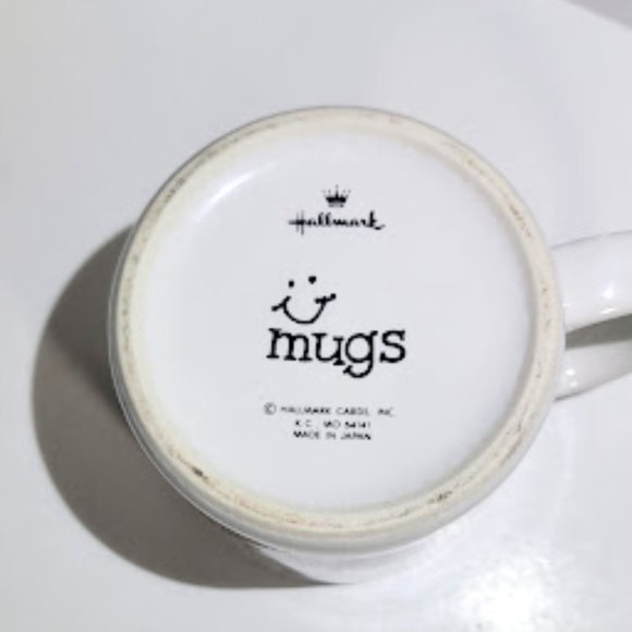 VINTAGE 80'S HALLMARK MUGS COFFEE MUG CUP "COFFEE WITHOUT DONUTS…" - Picture 5 of 5